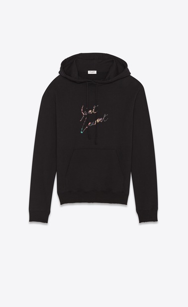"Saint Laurent animal print" hoodie